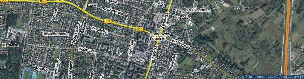 Zdjęcie satelitarne Andersa Władysława, gen. ul.